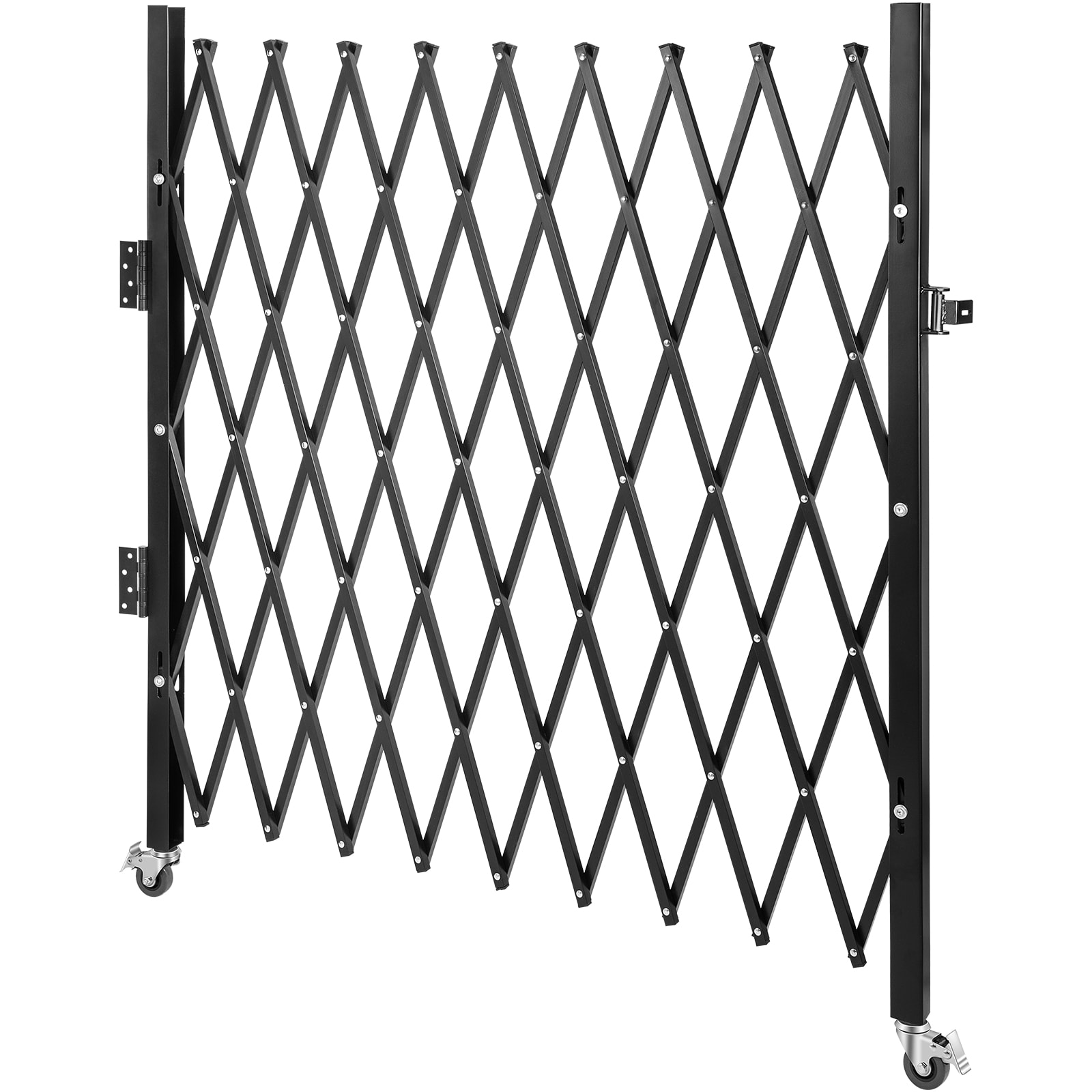 Folding Security Gate - Flexible Steel Scissor Door For Entryway_voghion.com